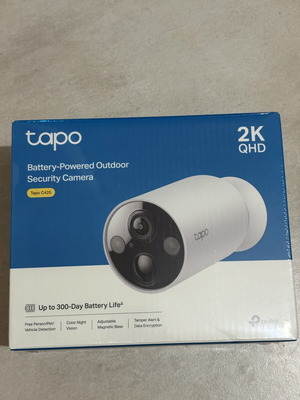 TP-LINK Tapo C425 v1 IP κάμερα καινούργια, 2K QHD, ασύρματη, με επαναφορτιζόμενη μπαταρία