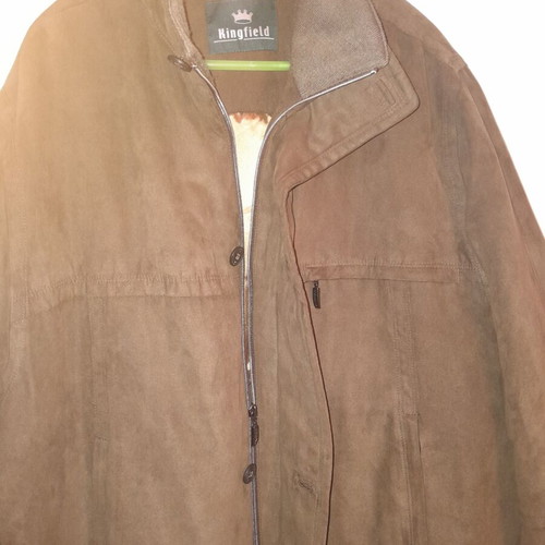 Men's pilot jacket new, brown to olive color, size XL