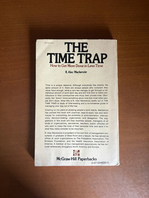 The Time Trap book like new