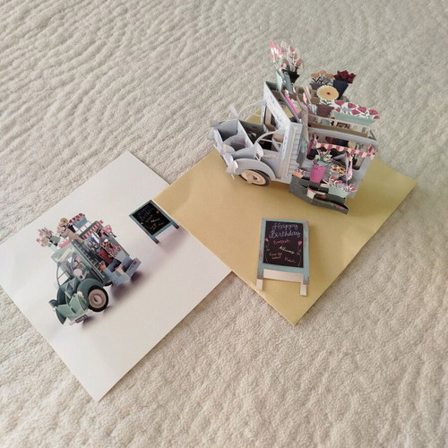 3D birthday card new with envelope