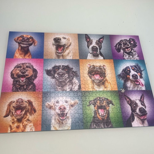Puzzle 1000 pieces used, missing one piece