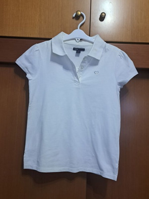 Gap Kids White Polo Shirt like new, size 122 cm, age 8-10