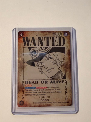 Wanted Sabo OP13 card new