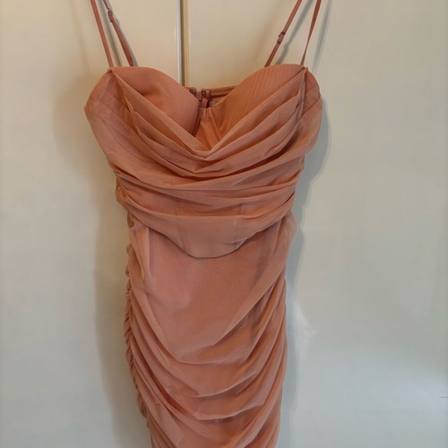 Oh Polly Mini Dress like new, pink-beige, size M