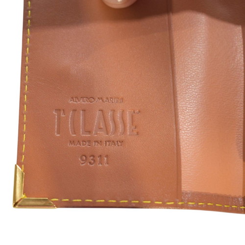 Alviero Martini 1A Classe Geo Classic Card Holder like new, brown map design