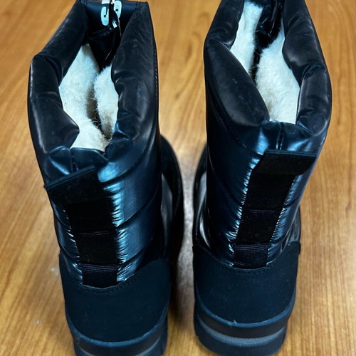 Black boots for girls size 33 like new
