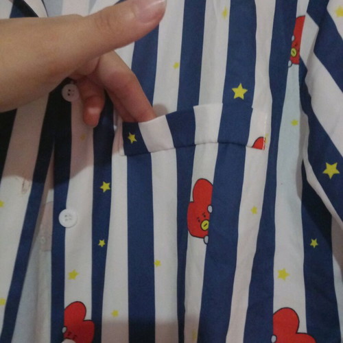 BTS BT21 Tata pj merch shirt new, size S