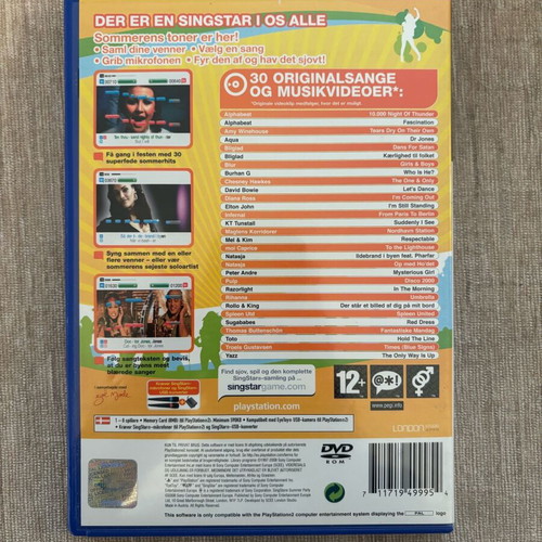 Singstar Summer Party PlayStation 2 used complete