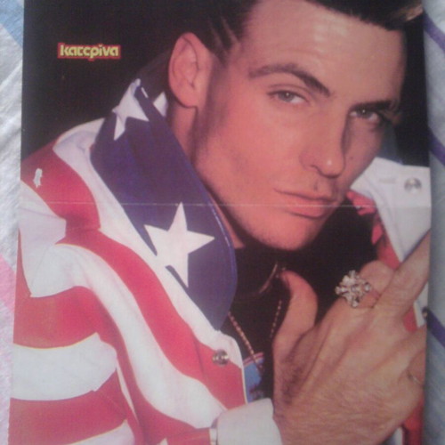 New Kids On The Block (Joe McIntyre) & Vanilla Ice poster used