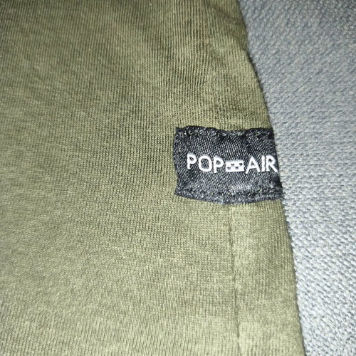 Pop Air T-shirt used, size Medium, khaki