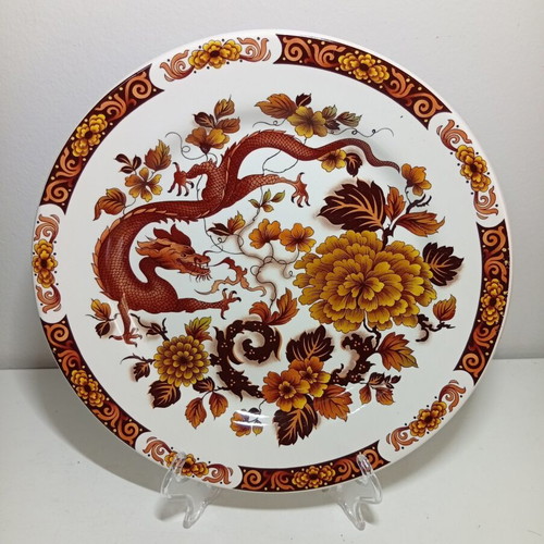 Myott Meakin Franciscan Dynasty Collection decorative plate The Dragon of Kowloon