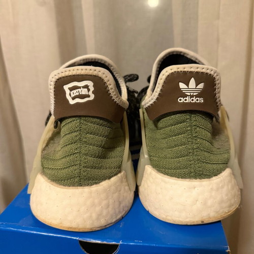 Adidas NMD Pharrell Williams Running Dog sneakers used, size 44, white green