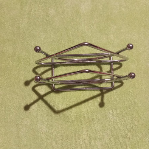 Chrome metal napkin holder like new