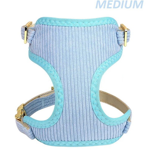 Dog harness blue "Elegance Harness Blue" size Medium new