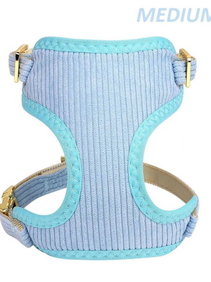 Σαμαράκι σκύλου γαλάζιο "Elegance Harness Blue" μέγεθος Medium καινούργιο