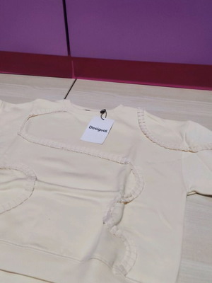 Desigual Μακρυμάνικο Τοπ Medium Καινούργιο Μπεζ