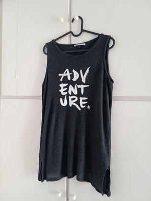 Pull & Bear top medium gray like new