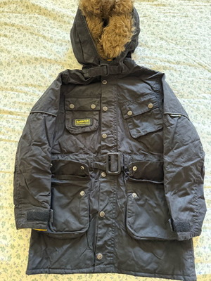 Barbour International детско яке waxed parka размер M употребявано