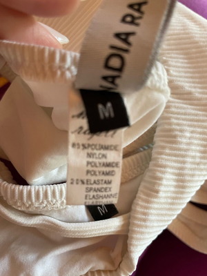 Nadia Rapti bikini size M like new, white, with bustier