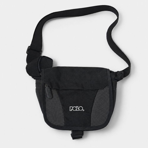 Polo μαύρο mini τσαντάκι ώμου καινούργιο
