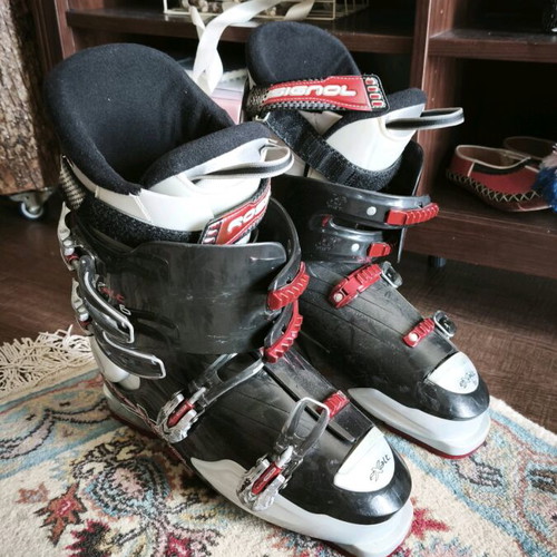Rossignol ski boots used, size 46-47, 348mm