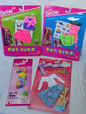 Vintage Barbie fashion packs 1990s πακέτο 3 συν Fashion Corner clone σαν καινούργια