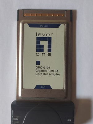 Level One GPC-0107 PCMCIA network card 10/100/1000