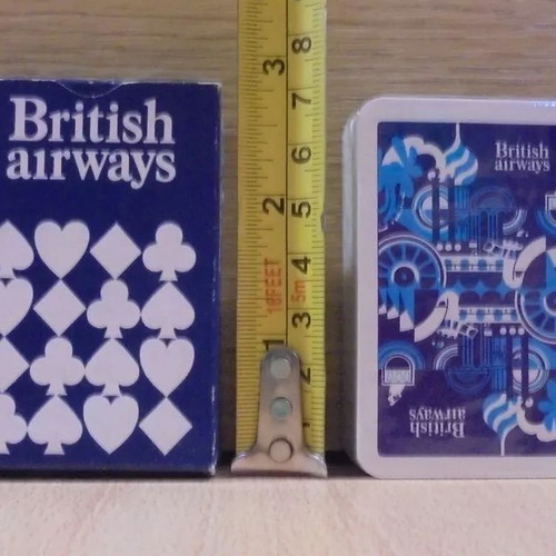 British Airways vintage promotional mini playing cards sealed like new