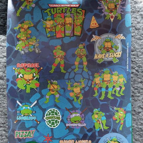 Teenage Mutant Ninja Turtles stickers new, pack of 200