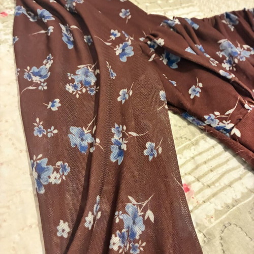 ASOS brown floral mini dress, size S