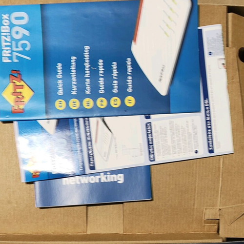 Fritz box 7590 slightly used with all accessories