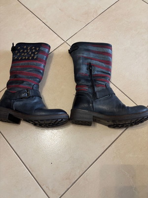 Women's boots size 36 used, black