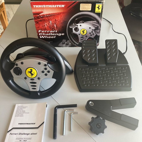 Thrustmaster Ferrari Challenge Wheel used with box for PC and PS3