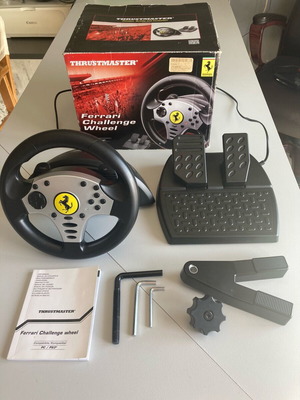 Τιμονιέρα Thrustmaster Ferrari Challenge Wheel μεταχειρισμένη με κουτί για PC και PS3