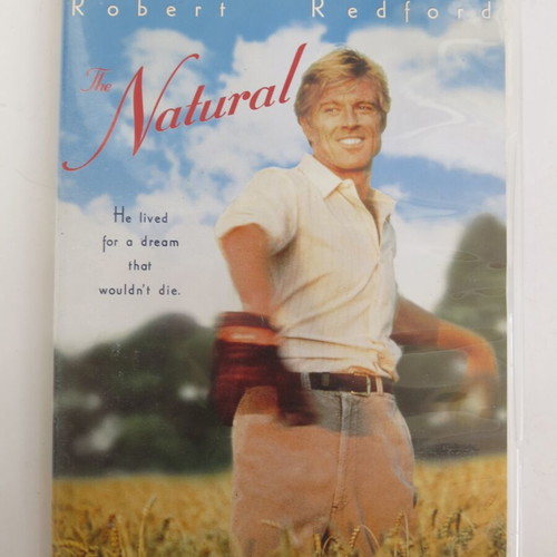 The Natural DVD used, dubbed with Robert Redford