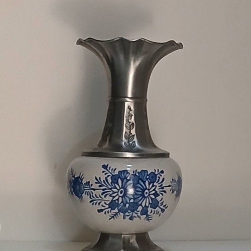Vintage Delft XL Vase in Like New Condition