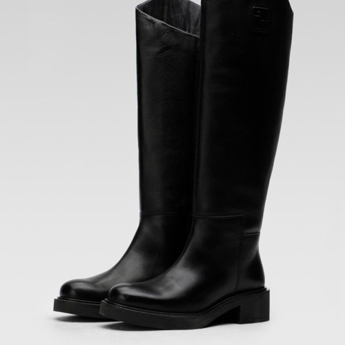 Gino Rossi leather boots new, black, size 40