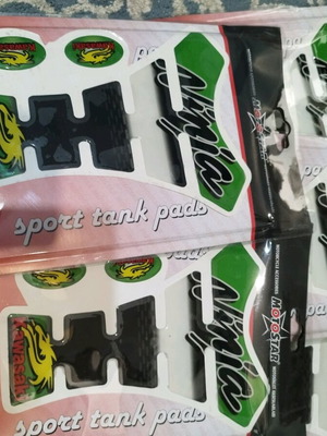 Kawasaki Ninja tank stickers new, pack of 5