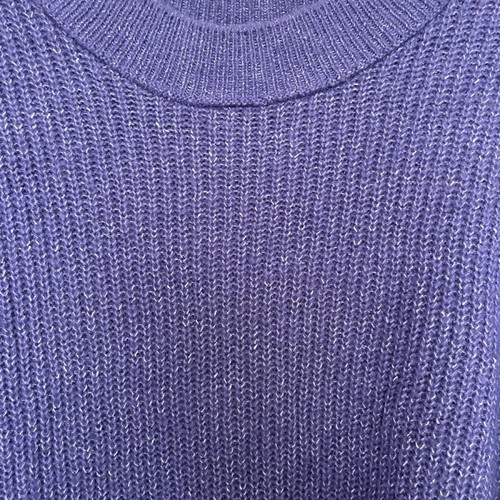 Women's knitted sweater used, purple, size XS