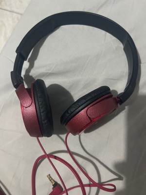 Sony ακουστικά σαν καινούργια, ενσύρματα, κόκκινο χρώμα