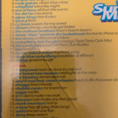 CD Summer Mix 97 used, 2 CD compilation