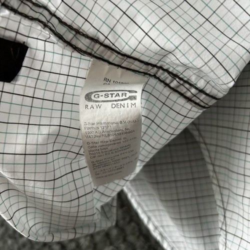 G Star Raw Vintage Mens Striped Long Sleeve Shirt used, size XL
