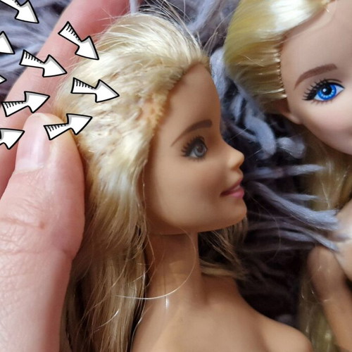 Barbie dolls restored, set of 2