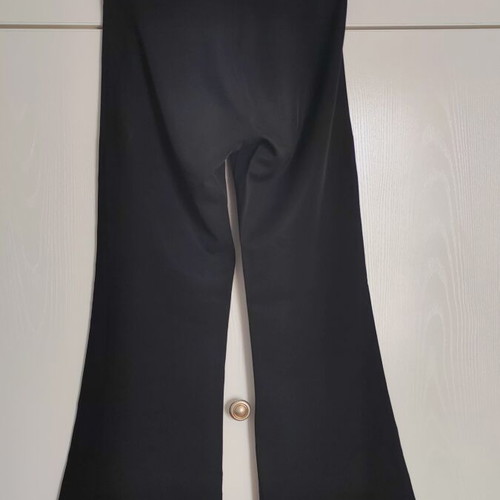Black flared pants size Small used with zipper and button