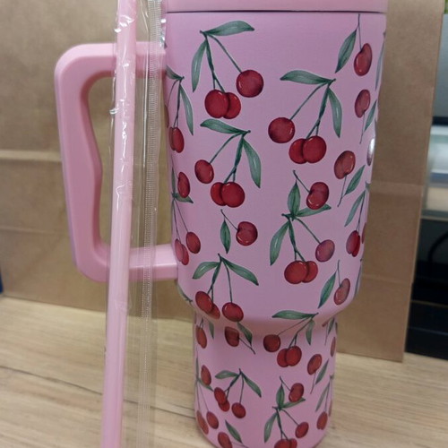 Straw tumbler thermos 900ml Estia Home Art new