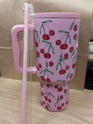 Straw tumbler thermos 900ml Estia Home Art new