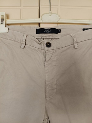 Liu Jo Uomo men's slim fit chino pants, beige