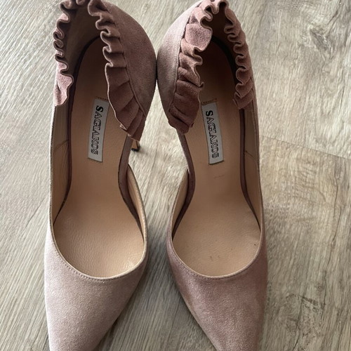 Sagiakos high-heeled pumps new, dusty pink, size 38