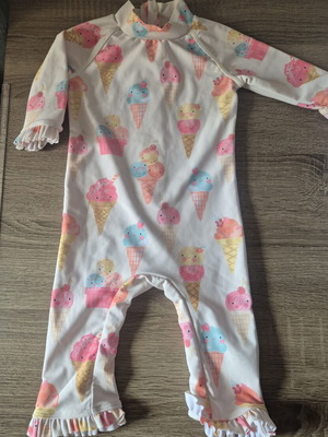 Baby swimsuit 12-18 months like new with UPF50+ sun protection