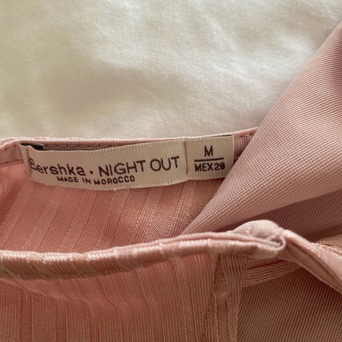 ZARA bodysuit used, size M, pink with cutouts